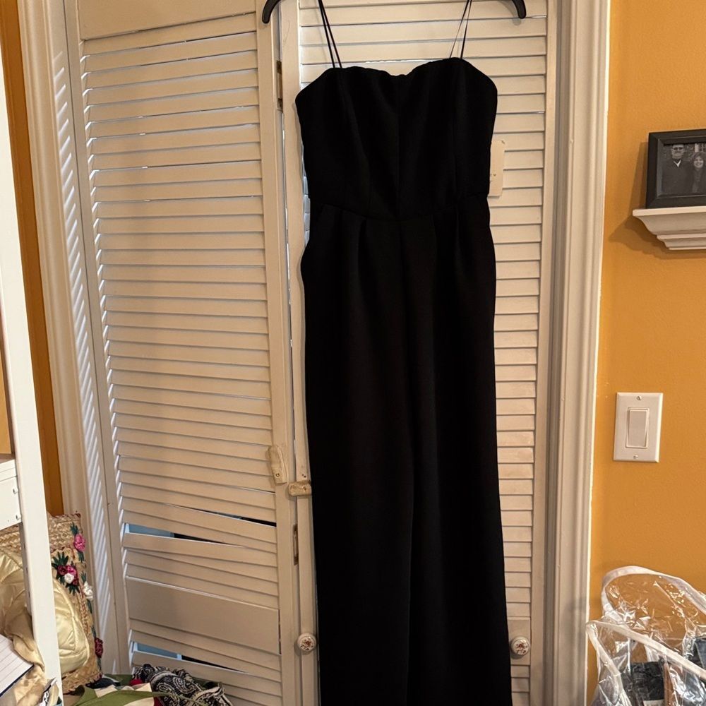a new day Black Strapless Jumpsuit